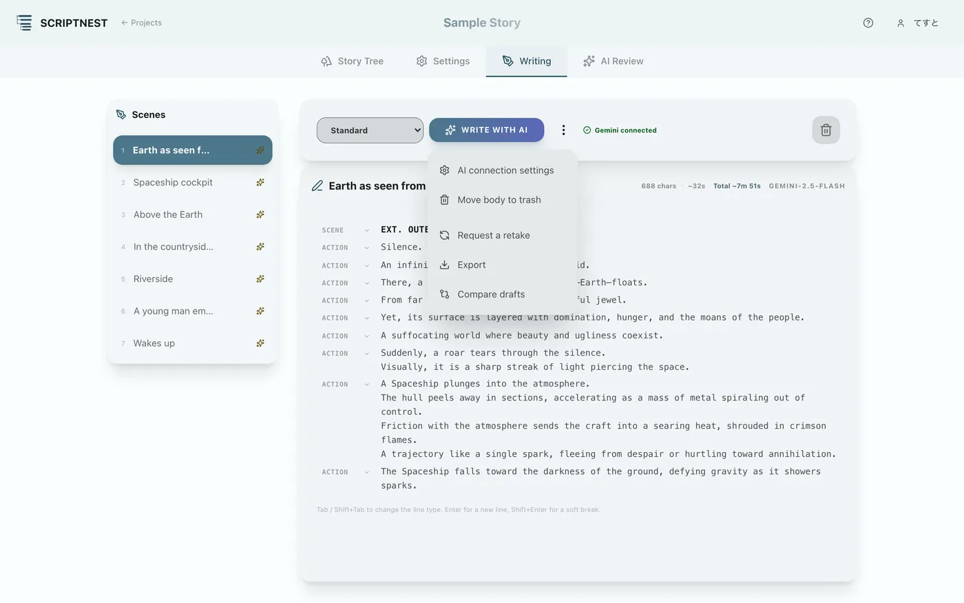 Figure 4.1: Opening the multi-AI connection settings menu