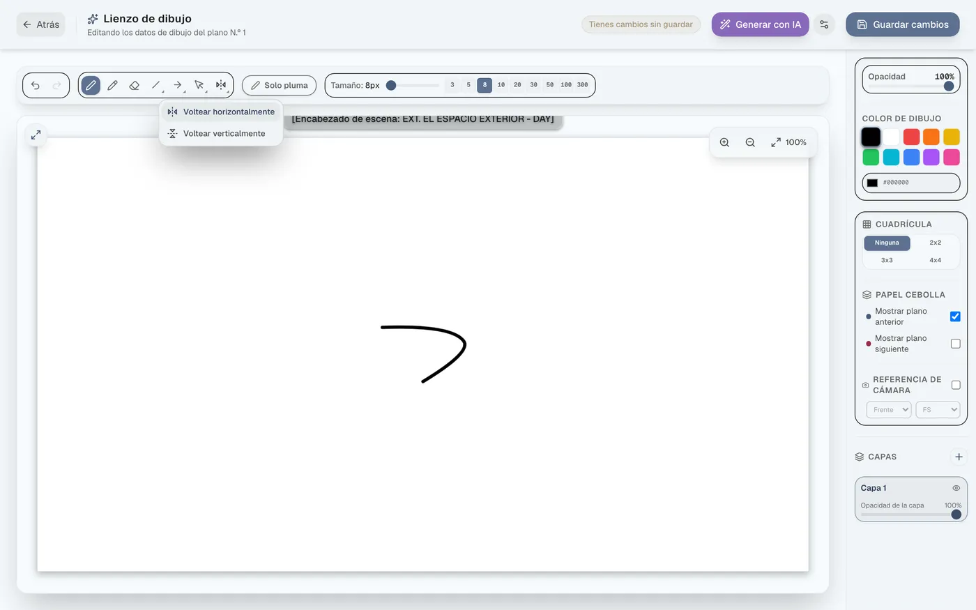Figura 4.8: Inversión horizontal y vertical