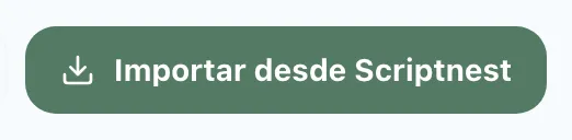 Figura 4.1: Botón de importar desde Scriptnest