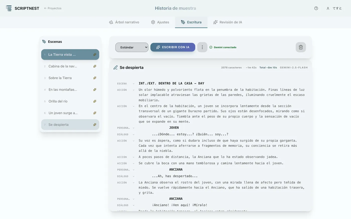 Figura 4.5: Edición manual libre