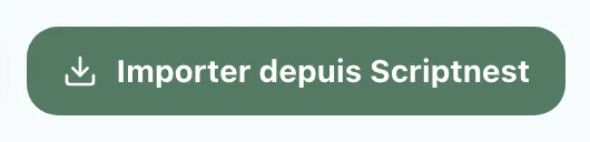 Figure 4.3 : Bouton d'import depuis Boardnest