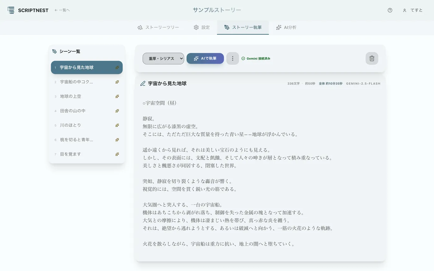 図 4.4：執筆スタイルの選択